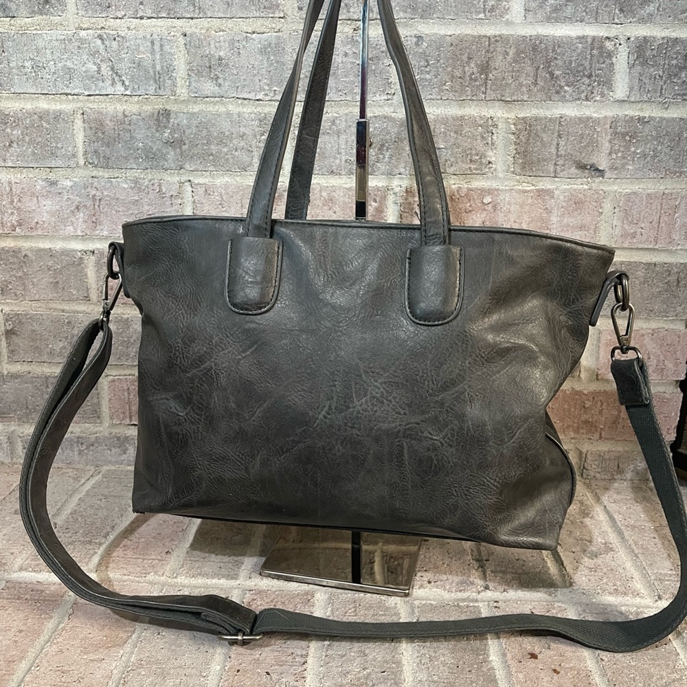 Elegant Black/Greyish Shoulder Bag
